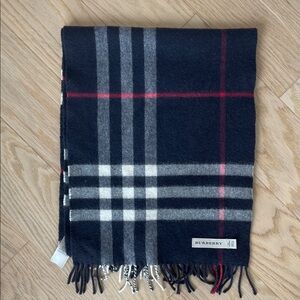 Burberry Navy Blue Scarf NWOT